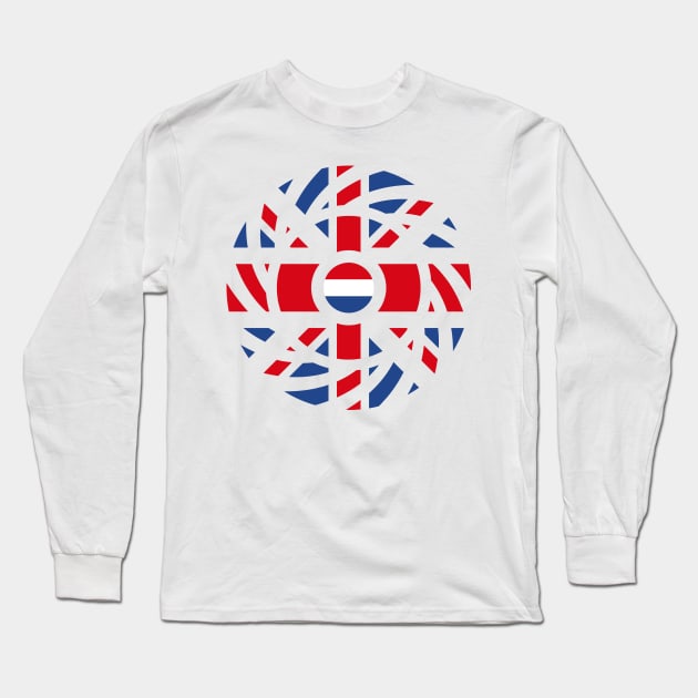 British Dutch Multinational Patriot Flag Series Long Sleeve T-Shirt by Village Values